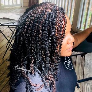 Handmade Pre-Looped Crochet Passion Spring Twists